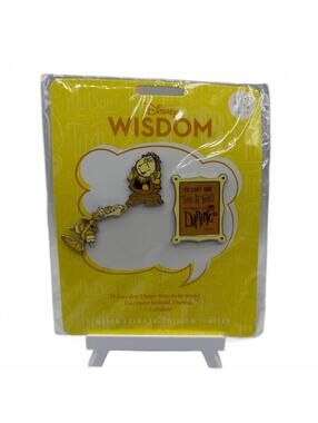 Disney Pin - Wisdom Collection June - Beauty and the Beast Lumiere Cogsworth